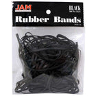 JAM Paper® – Bandes élastiques noires, format régulier, paq./100-Format 33 (3 1/2 po x 1/8 po)