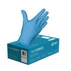 Forcefield - Gants sans poudre Trioforce Nitrile - Bleu - TG - paquet de 1000-Qualité médicale