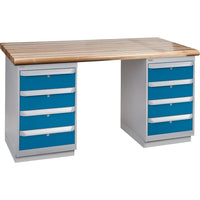 Kleton - Établis Préconçus, Deux Tiroirs, Cap 2500 Lb, 72po La X 36po P, 34po H-Capacité 2500 lb
