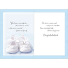 Rosedale – Cartes de souhaits et enveloppes « Boy Baby Christening » 5 1/2 x 8 po, 12/paquet (15400)-Cartes de souhaits de qualité comparable à celles qu’on retrouve dans un magasin spécialisé