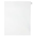 Mark Maker – Onglets séparateurs juridiques blancs, 1/15 onglets, format lettre, sans trous, lettre A, 25/paquet-Onglets séparateurs blancs, 1/15 onglets