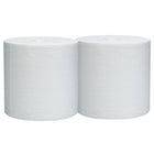 WypAll - Lingettes de nettoyage robuste L30 General Clean - Résistantes et douces - Rouleaux à distribution centrale - Blanches - Paquet de 2-Chaque serviette mesure 9,8 po x 15,2 po