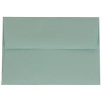 JAM Paper - Enveloppes format livret à rabat droit avec fermeture gommée, 3 5/8 x 5 1/8 po, bleu aqua, 1000/paquet-Bleu aqua