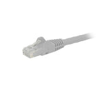 StarTech.com - Câble de raccordement Ethernet Cat6 avec connecteurs antiaccrochements RJ-45, 2 pi, blanc (N6PATCH2WH)-Gaine en PVC blanc pour vos connexions en codes de couleur