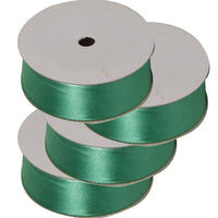 JAM PaperMD – Ruban satiné, 88 pouces de large x 7 verges de long, vert émeraude, 4/paquet (2133716393g)-Vert émeraude