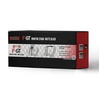 Next Level - Support de moniteur de course pour cockpit F-GT - noir mat-Nouvelle finition noir mat galvanisé sur le cadre. Tous les boulons, écrous et rondelles sont passés au noir pour un look furtif.
