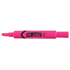 Avery – Surligneur modèle bureau HI-LITER, pointe biseautée, rose, paquet de 12-Encre non toxique à séchage rapide