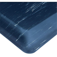 Wearwell – Tapis UltraSoft Tile-Top AM nº 419, 3 pi x 5 pi, bleu-Particulièrement efficace dans les zones où l'exposition aux micro-organismes et aux produits chimiques est courante