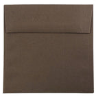 JAM Paper Enveloppes carrées de 6,5 x 6,5 po, brun chocolat, 1000/paquet (227912746b)-Enveloppes carrées pour invitation