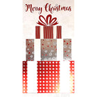 Rosedale Gold - Cartes de souhaits/Enveloppe - Joyeux Noël - 4 po x 7-3/4 po - paquet de 6-Imprimées sur un papier de qualité non couché
