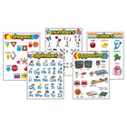 TREND companies, Inc. Ensemble combiné de tableaux d'apprentissage des compétences de base pour la maternelle, paquet de 10-3