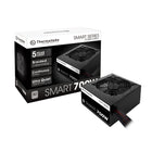 Thermaltake - Bloc d'alimentation de 700 W Smart - 80+- Conception à rail unique +12V de haute ampérage.