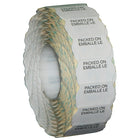 Meto – Étiquettes « PACKED ON » 822, 1 ligne, 1500/RL, 14 rouleaux/paq-Bords ondulés conçus pour attirer l’attention du client