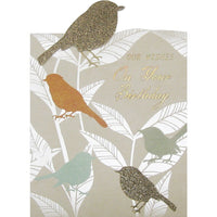 Rosedale – Cartes de souhaits et enveloppes d’anniversaire, Our Wishes, doré, 5 1/2 x 8 po, 6/paquet (19758)-Imprimées sur papier cartonné non couché de haute qualité