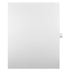 Markmaker - Intercalaires imprimes Legal, Blanc, 1/25th coupe, format lettre, sans trous, 25 tabs/PQT, 5 PQT/Boite, Numero 113-Intercalaires imprimes Legal