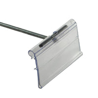 Azar Displays – Porte-étiquettes à retourner et balayer, 1,25 x 2 po, 50/paquet (700840)-1 1/4 haut. x 2 larg. (po)