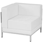 Flash Furniture – Mobilier modulaire HERCULES Imagination, sièges et poufs, cuir blanc, 12 modules (ZBIMAGSET21WH)-Garantie de 2 ans sur les pièces seulement