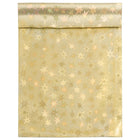JAM Paper Enveloppe ouverte au bout avec revêtement intérieur et rabat droit, 6 1/4 x 7 7/8 po, doré, 25/pqt-Matériau : feuille d'aluminium