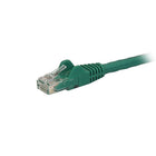 StarTech Câble de raccordement Ethernet Cat6 avec connecteurs antiaccrochements RJ-45, 30 pi, vert (N6PATCH30GN)-Gaine en PVC verte pour vos connexions en codes de couleur