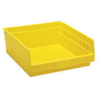 Quantum Storage Systems - Bacs De Rangement Pour Tablettes, 11-1/8po La X 4po H X 11-5/8po P, Jaune, paquet de 12-Capacité 30 lb