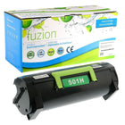 fuzion - Lexmark 50F1H00 (501H0) Cartouche De Toner Compatible - Rendement Haut - Noir-Couleur d'encre: Noir