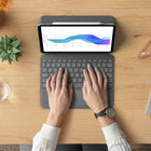 Logitech - Folio Touch pour iPad Pro 11 pouces (1re, 2e et 3e génération) - Graphite-Dimensions en po. 0,83 H x 10,1 Larg. x Prof 7,56