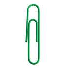 JAM PAPER - Trombone Geant Colore 2", Vert, 3 Paquets de 75-Taille : 2 pouces (grand/jumbo)