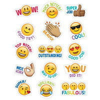 Autocollants Emoji Rewards pour presse pédagogique créative, paquet de 450-Récompensez et encouragez les élèves avec ces adorables autocollants
