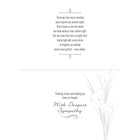 Millbrook Studios – Cartes de souhaits et env., With Sympathy On The Loss Of Your Loved One, 5 3/8 x 7 3/4 po, 18/paquet (06894)-Cartes de souhaits de qualité comparable à celles qu’on retrouve dans un magasin spécialisé