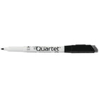 Quartet - Marqueurs effaçables à sec classiques avec brosse sur capuchon magnétique, pointe fine, noir, paquet de 4-Paquet de 4 marqueurs noirs