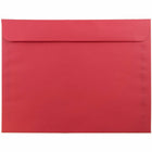  JAM Paper - Enveloppes Colourées pour catalogue de livrets 9 x 12 - Rouge recyclé - paquet de 500-Couleur: Brite Hue Noël Rouge