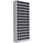 Metalware – Étagère enclenchable RK905, 15 tablettes, 36 x 12 x 88 (po), gris pâle-Système de tablettes ajustables offrant un espace de rangement solide, mais économique qui convient à vos besoins