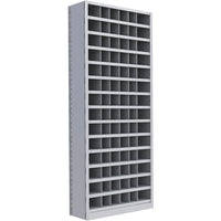 Metalware – Étagère enclenchable RK905, 15 tablettes, 36 x 12 x 88 (po), gris pâle-Système de tablettes ajustables offrant un espace de rangement solide, mais économique qui convient à vos besoins