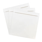 JAM Paper Enveloppes carrées standard à fermeture gommée, 9 x 9 po, blanc, 100/pqt-Fermeture : gomme