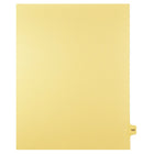 Markmaker - 25 tabs/PQT,5 PQT/Boite, Intercalaires imprimes Legal, Chamois, 1/15th coupe| format lettre, sans trous, Numero 104-Intercalaires imprimes Legal