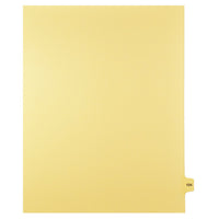 Markmaker - 25 tabs/PQT,5 PQT/Boite, Intercalaires imprimes Legal, Chamois, 1/15th coupe| format lettre, sans trous, Numero 104-Intercalaires imprimes Legal