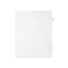 Mark Maker – Onglets séparateurs juridiques blancs, 1/15 onglets, format lettre, sans trous, lettre R, 25/paquet-Onglets séparateurs blancs, 1/15 onglets
