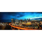 DesignArt — Paysage de Singapour, toile étirée (PT2043-32X16)-Impression