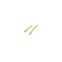 StarTech  Câble de raccordement moulé C6PATCH25YL, catégorie 6, 25 pi, jaune-Deux connecteurs RJ-45 mâles assurent une connectivité transparente