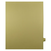 Mark Maker – Onglets séparateurs juridiques beiges, 1/25 onglets, format lettre, sans trous, numéro 121, 25/paquet-Onglets séparateurs beiges, 1/25 onglets