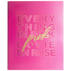 Hilroy - Porte-document à pochettes et attaches rose - 11 5/8 po H x 9 5/16 po l - rose-2 pochettes horizontales