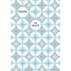 Millbrook Studios – Cartes de souhaits et enveloppes, Thanks So Much, 5 3/8 x 7 3/4 po, 18/paquet (06804)-Imprimé sur du papier cartonné non couché