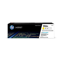 Cartouche de toner jaune d’origine HP LaserJet à rendement élevé HP 206X-Jaune