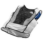 TechNiche HYPERKEWLMC — Veste ultra à refroidissement par évaporation d’eau, noir, grand-Chandail à ventilation à mailles, encolure dégagée et fermeture éclair latérale