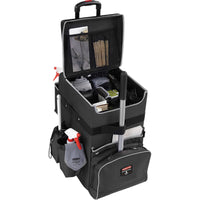 Chariot Quick Cart, Longueur hors tout - 16-1/2", Largeur hors tout - 14-3/10", Hauteur hors tout - 25", Gris, Matériau du-1