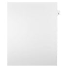 Mark Maker – Onglets séparateurs juridiques blancs, 1/25 onglets, format lettre, sans trous, numéro 54, 25/paquet-Onglets séparateurs blancs, 1/25 onglets