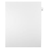 Mark Maker – Onglets séparateurs juridiques blancs, 1/25 onglets, format lettre, sans trous, numéro 54, 25/paquet-Onglets séparateurs blancs, 1/25 onglets