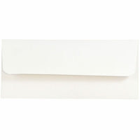 JAM Paper - Enveloppes pour billets - 3" x 6 11/16" - blanches - Paquet de 50-Couleur blanche
