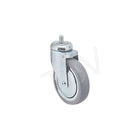 Colson – Roulette zinguée, diam. de roue : 5 po (127 mm), roulette : pivotante, matériau : Poly-Loc gris, 2/paquet (Y581-PPB-ST)-Diamètre de roue : 5 po (127 mm)