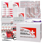 First Aid Central - Trousse de premiers soins règlementaire CSA - Type 2 - De Base - Grande - Nmétal-Emballée dans un boîtier métallique mural durable avec logo bilingue de trousse de premiers soins.